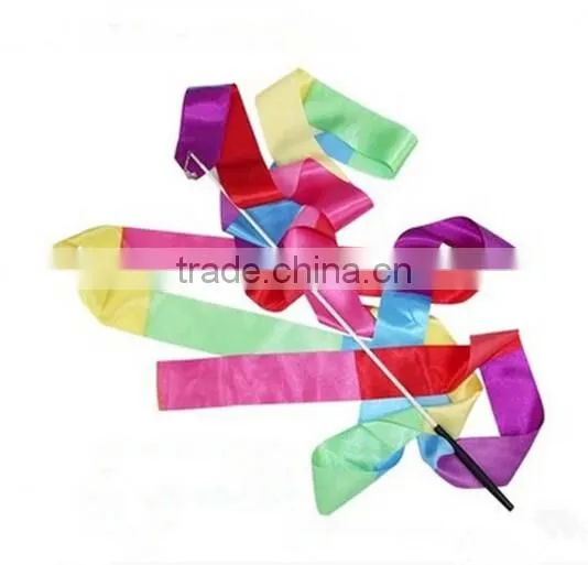 Children gymnastics Dancing ribbon 16colors