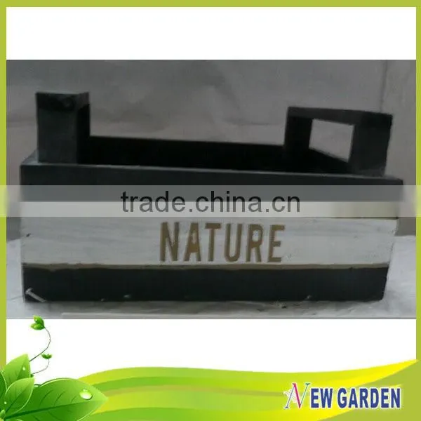 Fashionable Customzied Barrel Shape Wooden Different Types Flower Pots