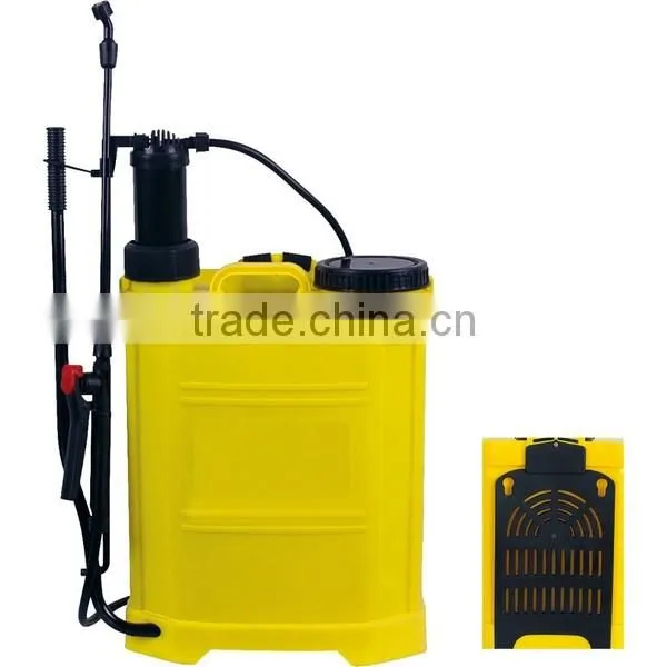 cheap peice manual pressure garden sprayer 16L plastic garden sprayer