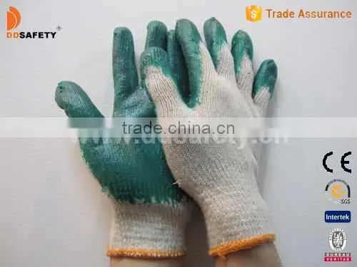 DDSAFETY Cheapest Promotion Latex Coated Glove Safety Glove