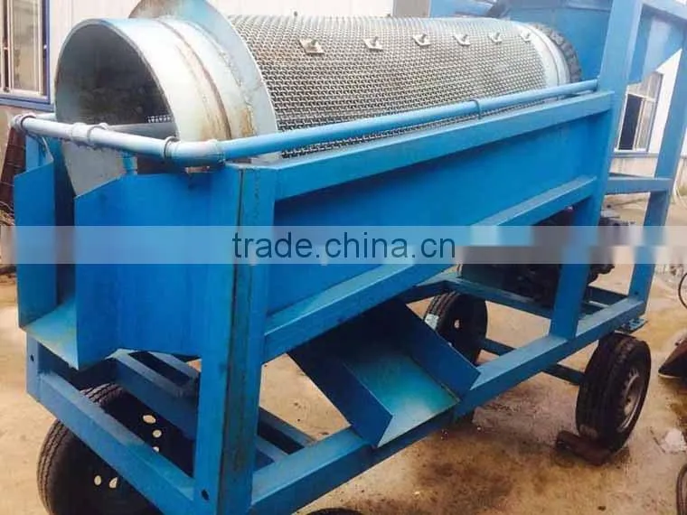 GL510 portable trommel for alluvial gold mining machine