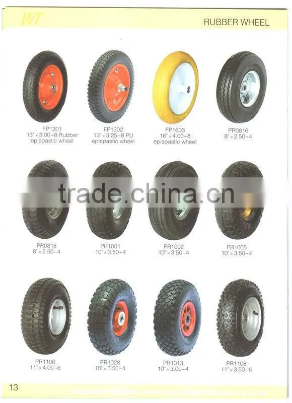 4.00-8 rubber wheel