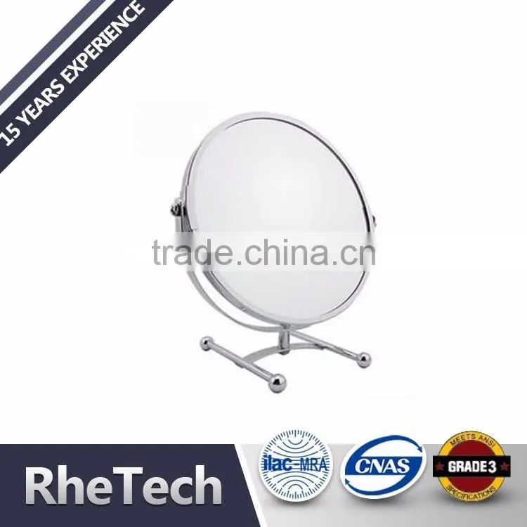 Chrome Finishing Metal 3x Magnification Decorative Desktop Makeup Mirror