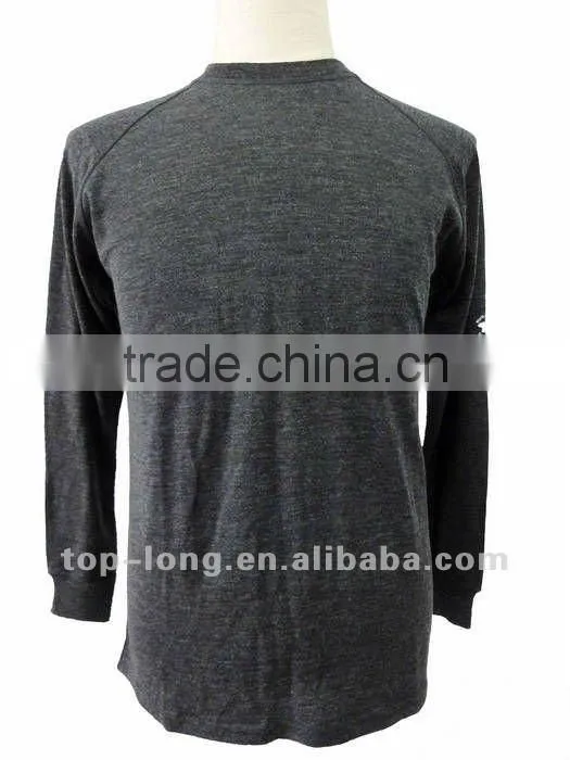 100% merino(70s) charcoal men thermal underwear