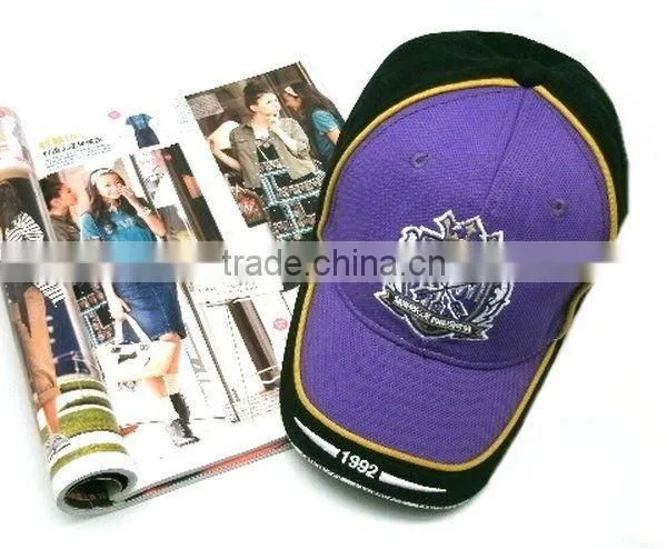 6 panel custom sandwich visor baseball cap