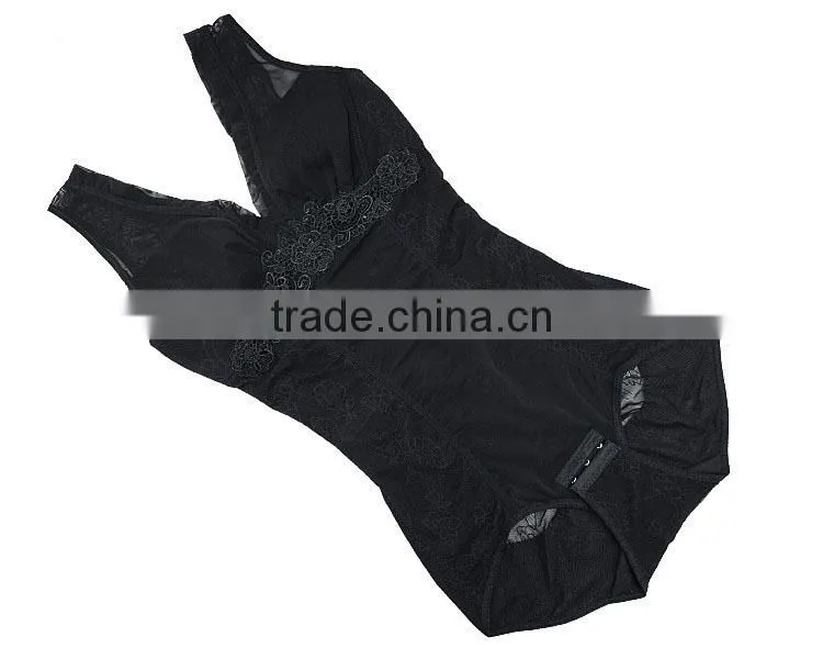 fashion lace collar seamless perfect women body shaper
