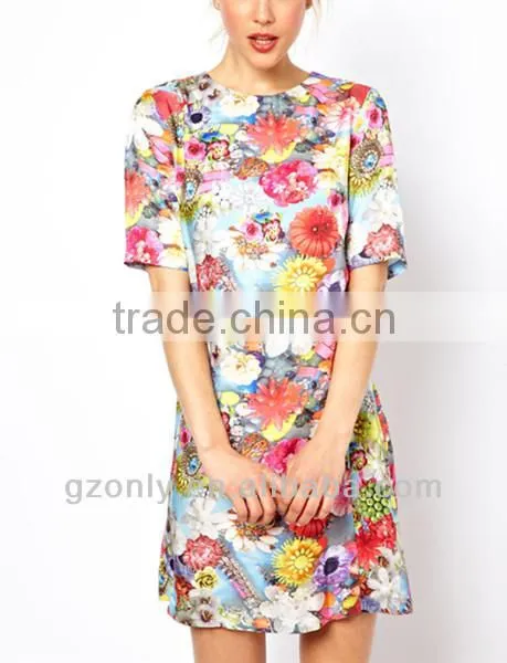 Embroidered Voile Tunic ladies blouse designs