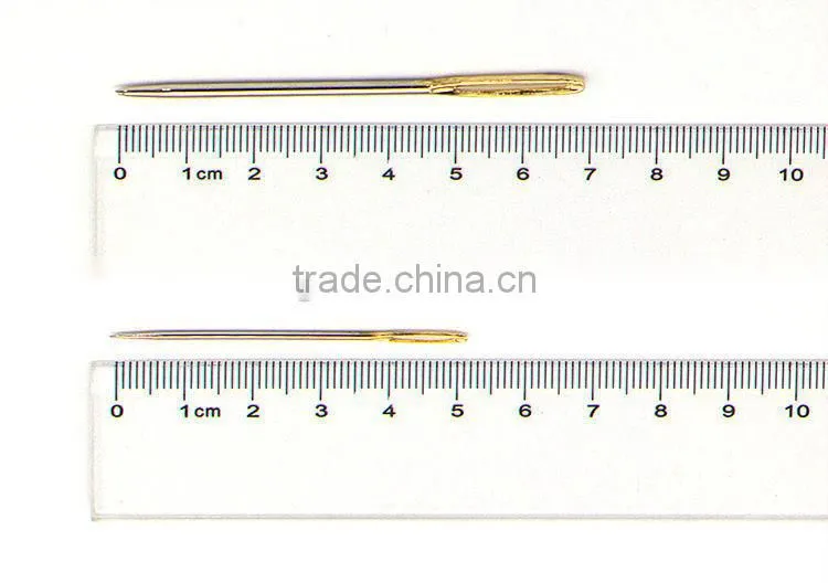 GOLD EYE NEEDLE CARD-TAPESTRY 13/18
