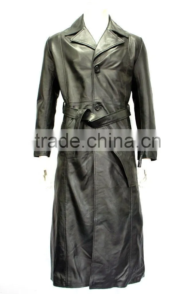 Leather Long Coat