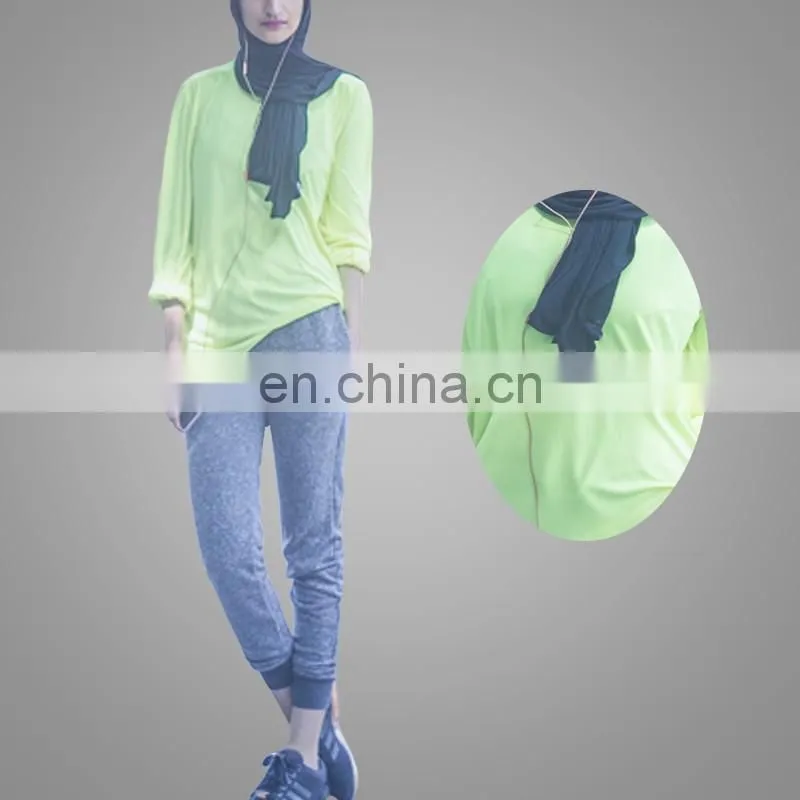 New Colors Hot In Malaysia Muslim Blouse Plus Size Muslimah Knit Blouse
