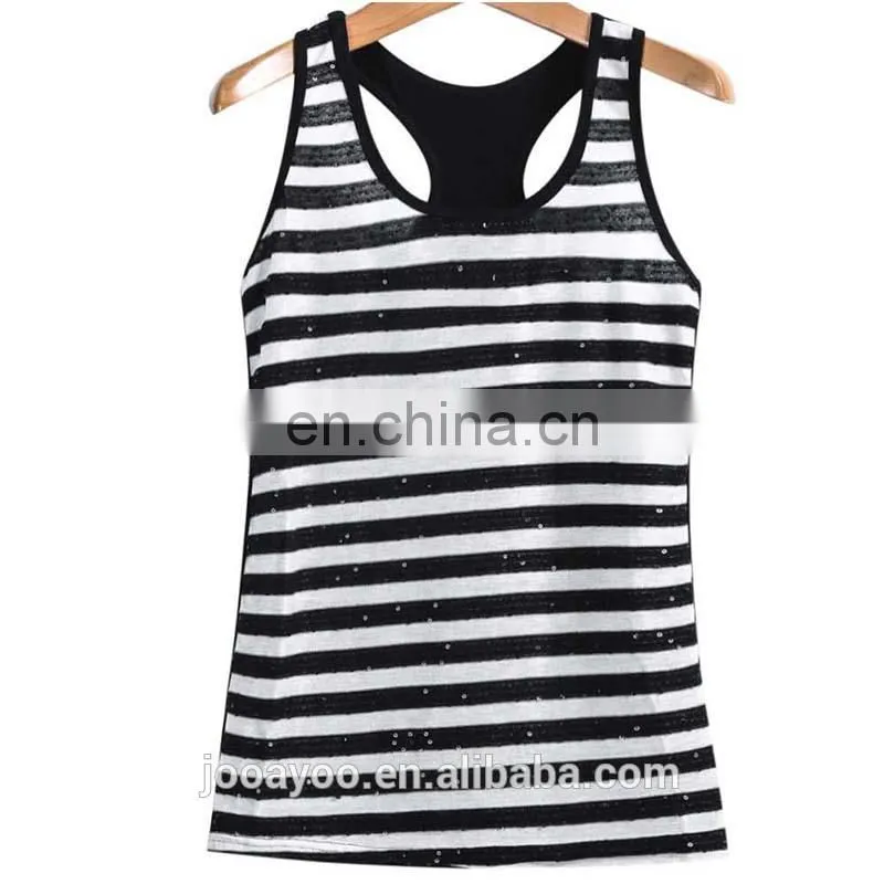 Fashion Women Ladies Black Spaghetti Strap Embroidered Tassel Vest Tank Top