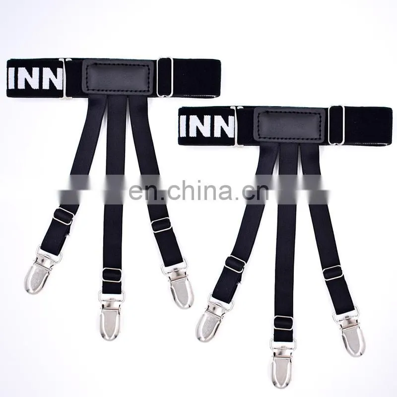 2017 fashion mens shirt suspenders mens shirt stays holders