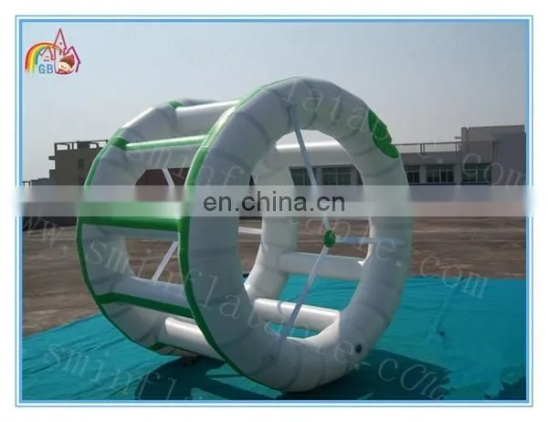 Funny water games inflatable roller coaster,inflatable water wheel, inflatable water walking roller for sale