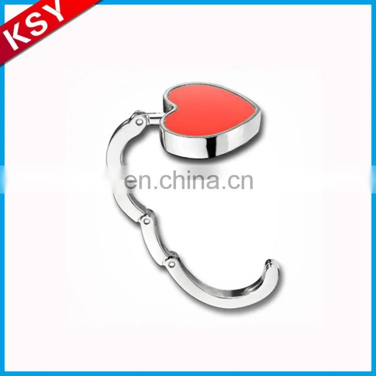 Heart shape purse hanger hook/metal suit hanger
