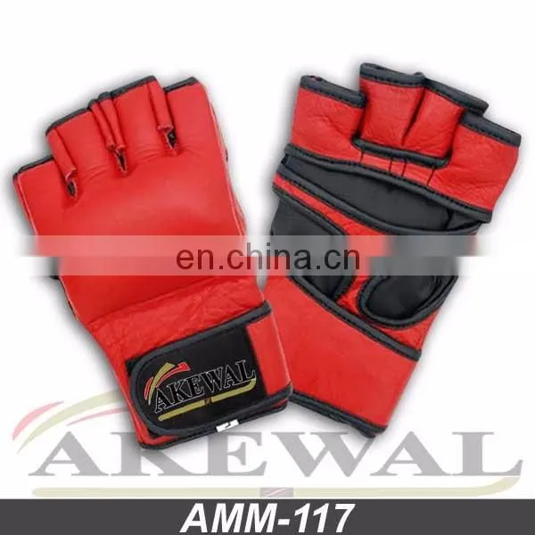MMA Gloves Cowhide Leather