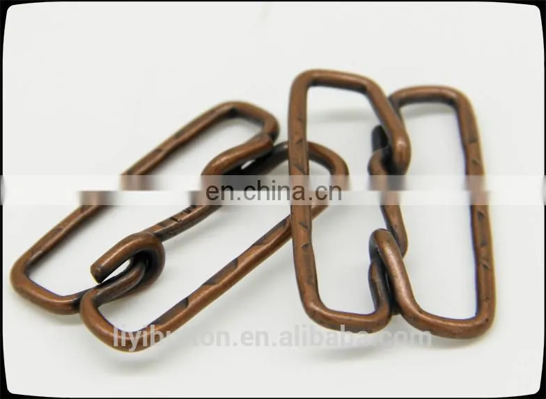 customized brass belt buckle for decoration, garment buckle