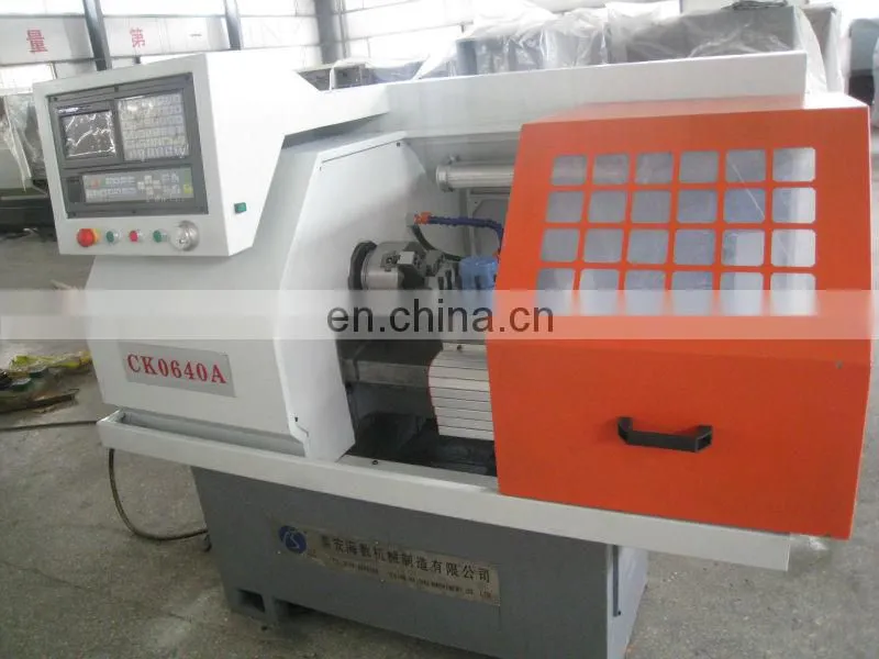 CK0640A Miniature and Small CNC Lathe Manufacture with tailstock and turret