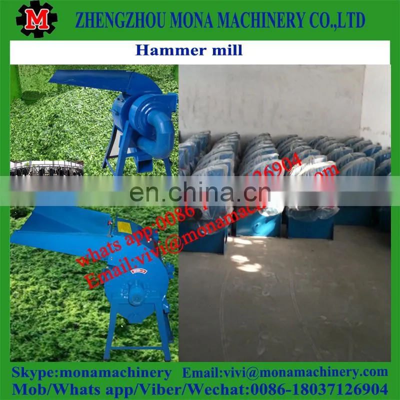 stainless steel paper hammer mill /straw hammer mill/corn stalk hammer mill