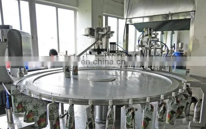 Stainless steel jelly Rotary Tea,Liquid Spout Pouch/Stand-up Bag Filling Packaging Machine Price