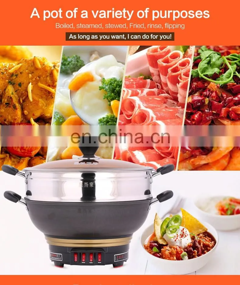 2018 hot sales Four levels Stainless Steel Multipurpose Home Appliance Two Layers Electric Steamer Cooking Pot