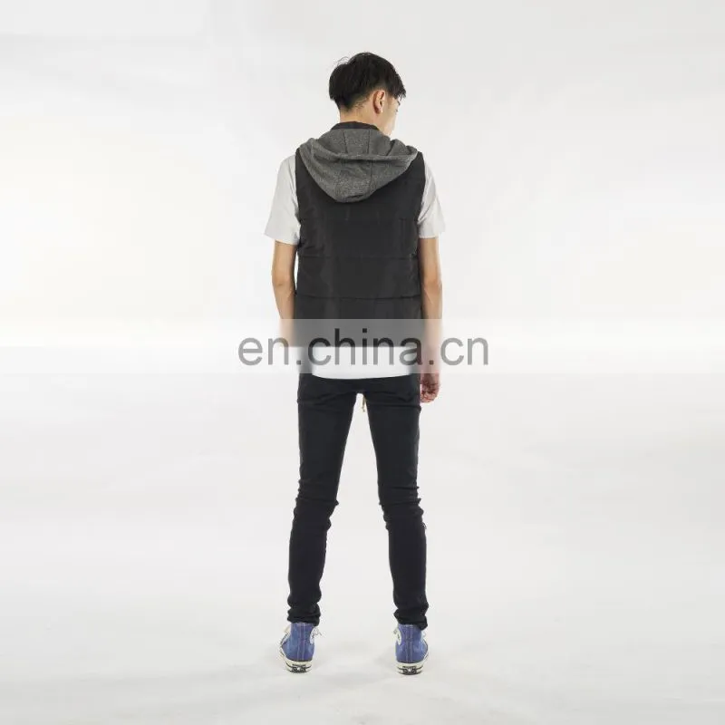DiZNEW Bulk Wholesales Mens Outdoor puff velvet waistcoat nylon vest