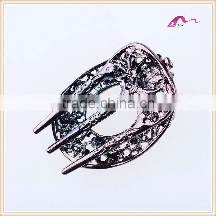 Vintage Women Decorative Crystal Hair Comb Clips Accessories