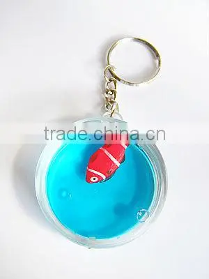 Liquid Unique Design Shape Keychain with Floater Inside, Wholesale Acrylic Key chain