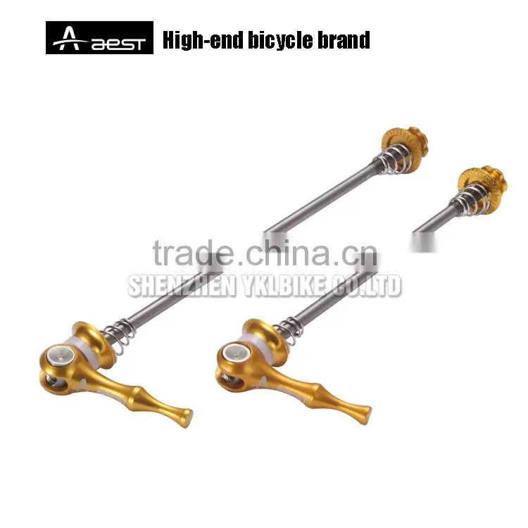 Racing Bike Parts Titanium Alloy Bicycle Quick Release Skewers Bike Axle