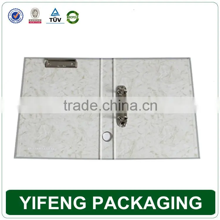 2015 customized printing cover metal ring binder wholesale