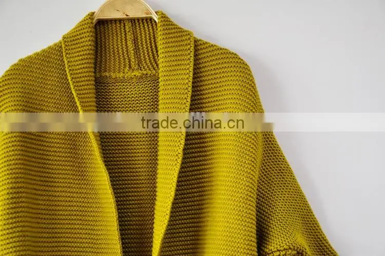 Solid Color Sweater Cardigan Women's Winter Coat Sweater