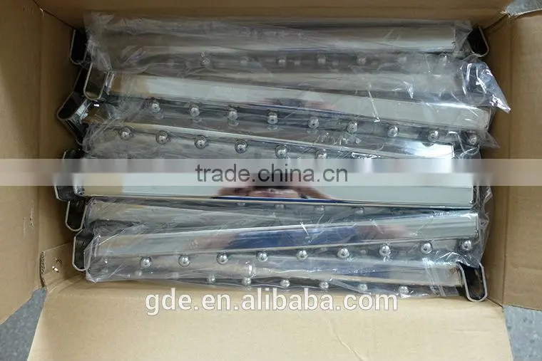 Metal chrome store display hook for slotted channel