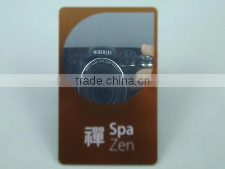 White Bank Card,Silver Gold Black Card with mirror