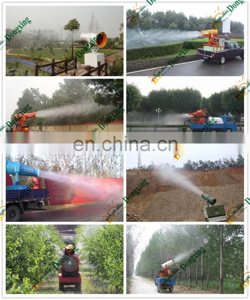 Water fog Spray machine for dust control