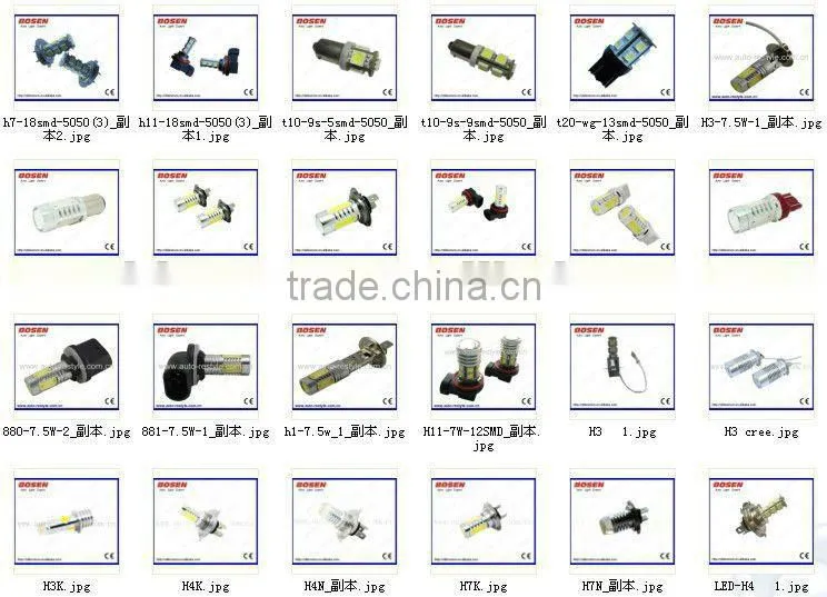 HB4 9006 7W cree Q5 12SMD Led auto light