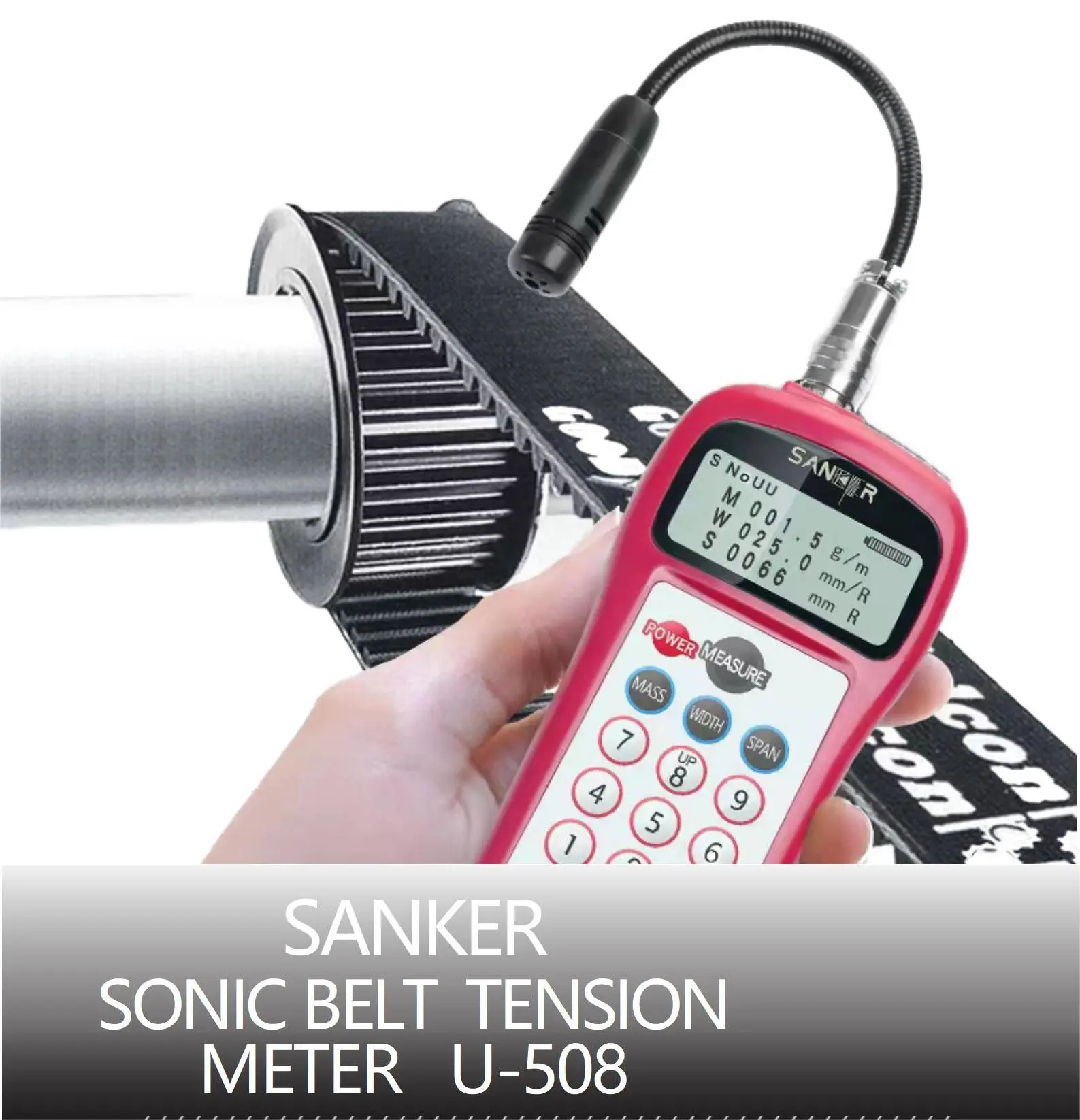 Sonic Belt Tension Meter U-508