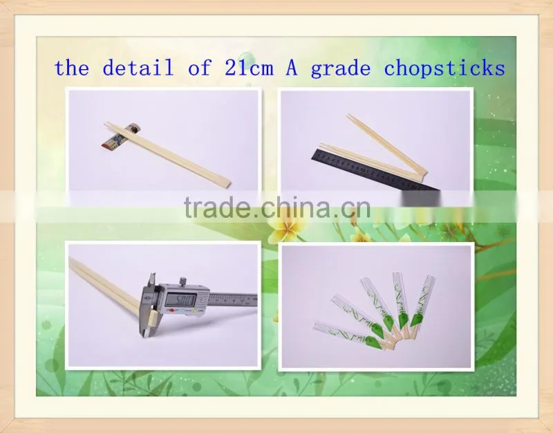 Natural paper coverd bamboo tensoge disposable chopsticks