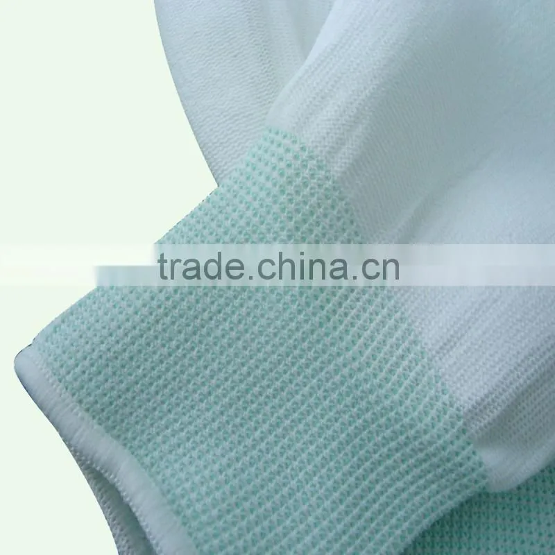 PU coated glove with nylon,pu palm coated glove,pu glove