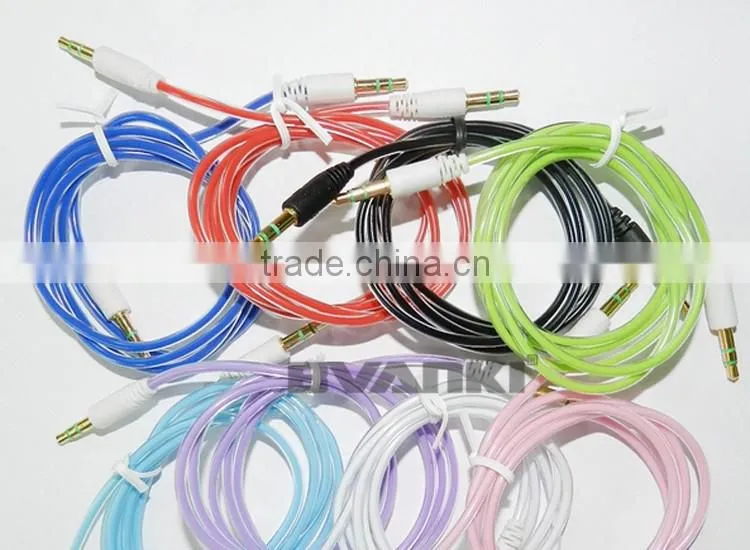 2016 best selling products high quality 3.5mm jack audio cable, audio male to male cable, car aux audio cable usb cable