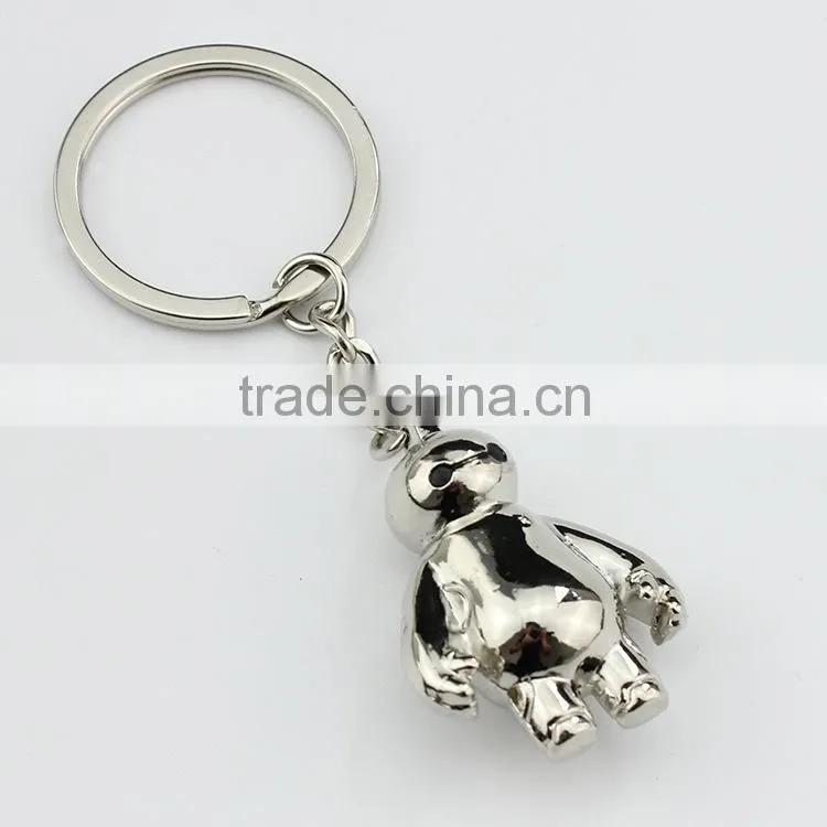 Robot Zinc Alloy Ultra Marines White Doll Pendant Metal Keychain