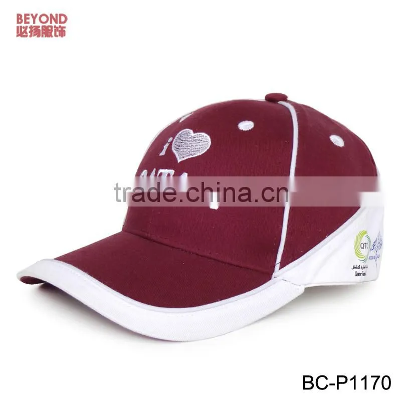 patchwork cap with embroidery logo