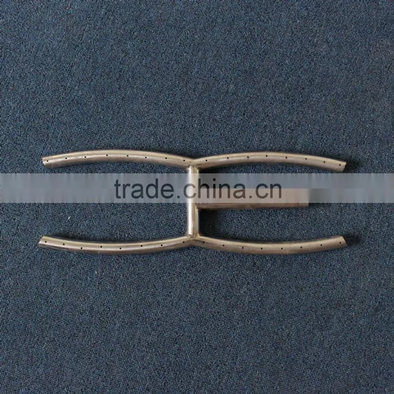 H shaped 304 S/S Gas Burner Nozzle, Parts Gas Burner For BBQ