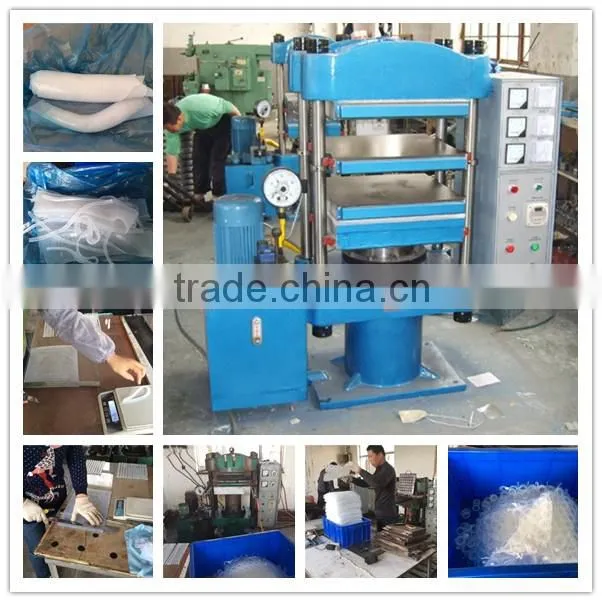 Two column type four layers rubber floor tile making machine