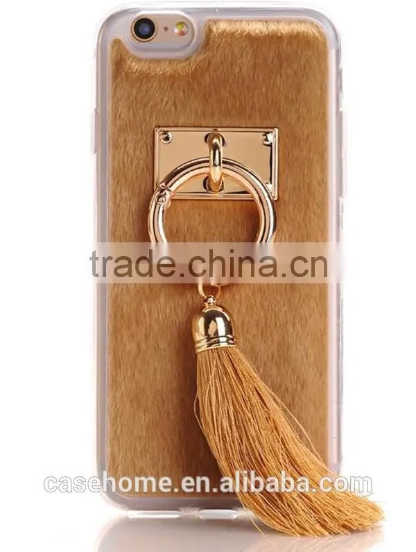 Soft fur Tassel Phone protect Cases Covers For iphone 5/5s