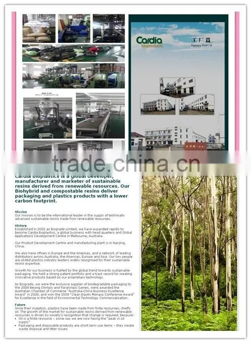 biodegradable shopping plastic bags with customized printing