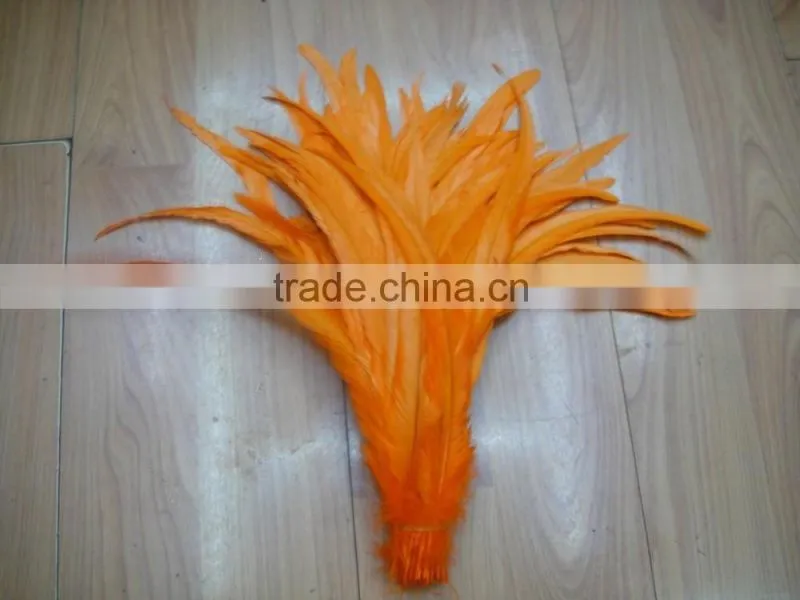 wholesale 65-70cm rooster tail feather, colour ostrich feather