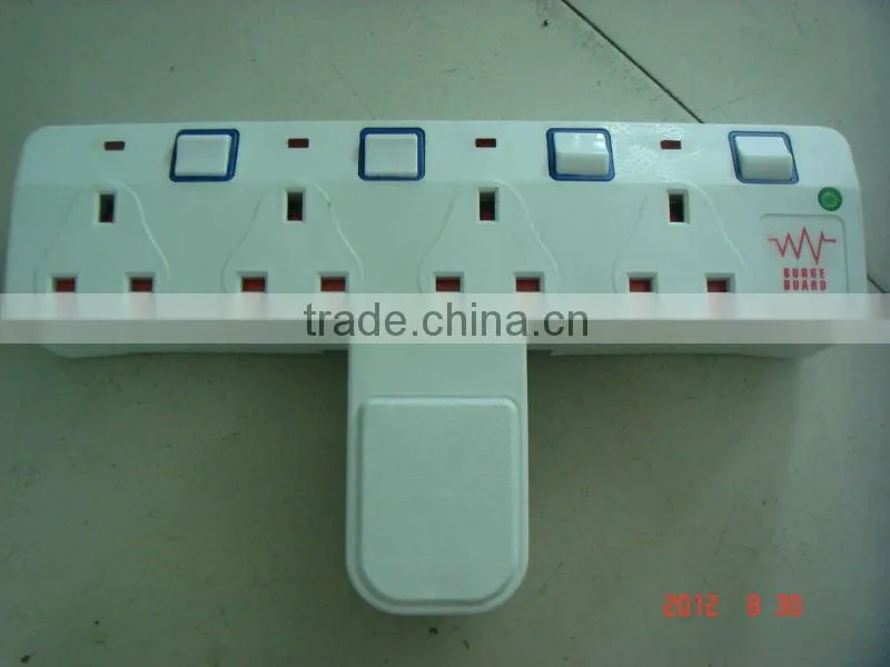 socket with surge protect and single switch