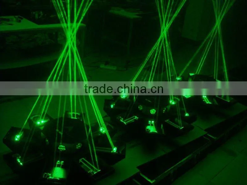 UFO 8 heads step motor scan green laser lights for sale in india