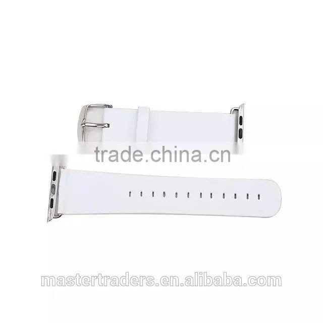 Cheap Colorful PU Leather Watch Band Wrist Strap For 42MM Apple Watch MT-3565