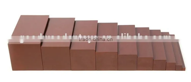 Montessori Sensorial Toys Small Brown Stair Wood Educational Toys