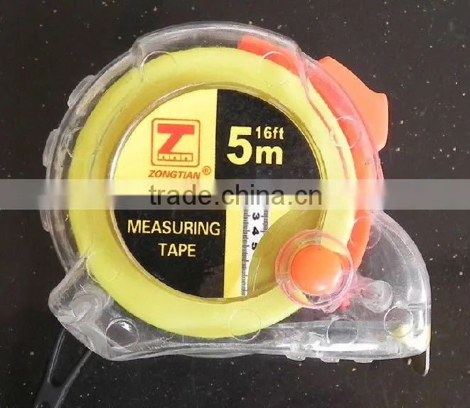 Transparent Case Steel Measuring Tape